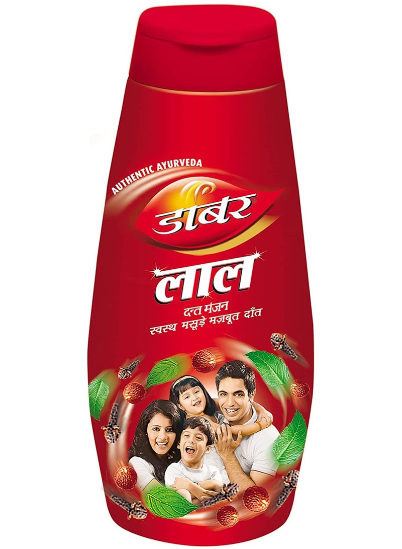 دابر مسحوق دابور الأحمر للأسنان، أسنان قوية، لثة صحية، أفضل عناية بالفم، 150 غرام - Image 1